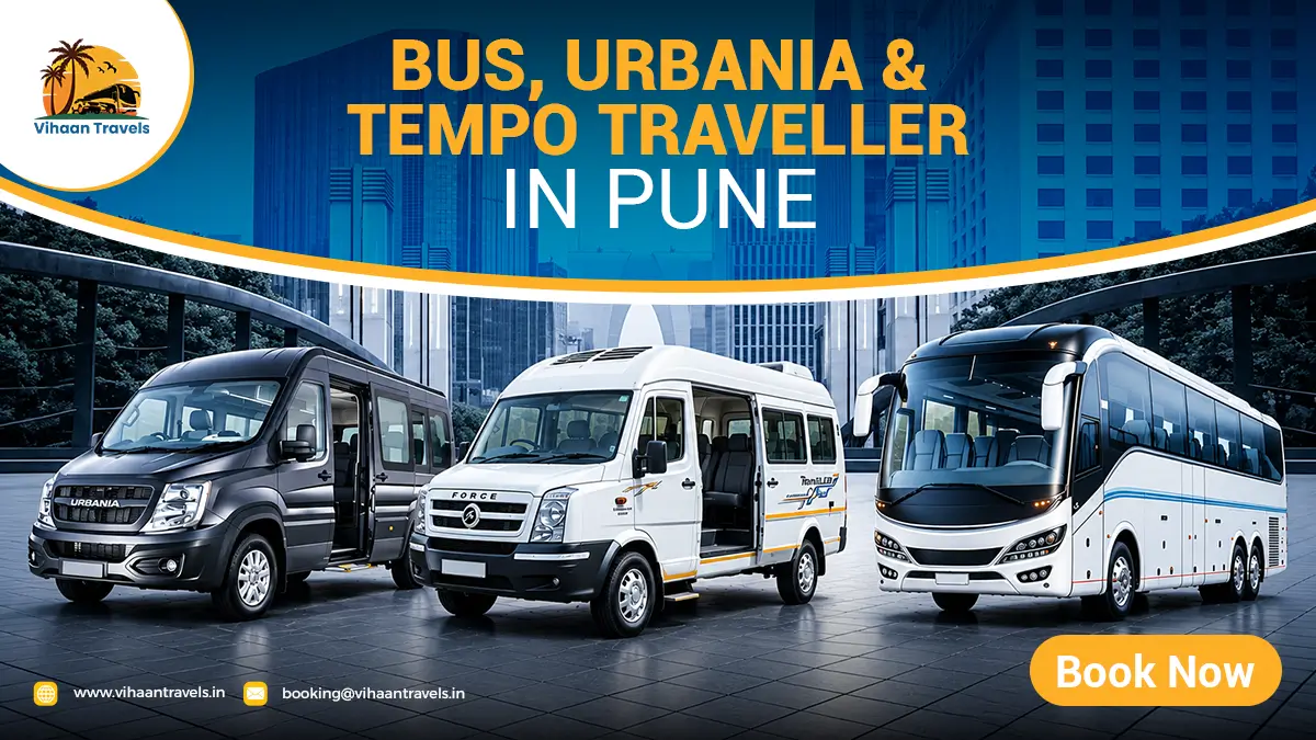 Bus, Urbania and Tempo Traveller in Pune