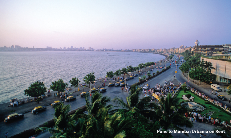 Pune to Mumbai Urbania on Rent